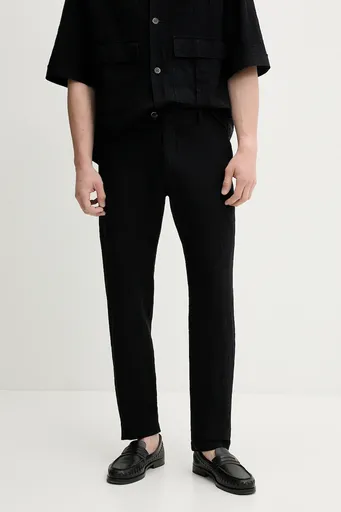 Nohavice s prímesou ľanu BARENA VENEZIA Camicia Mola