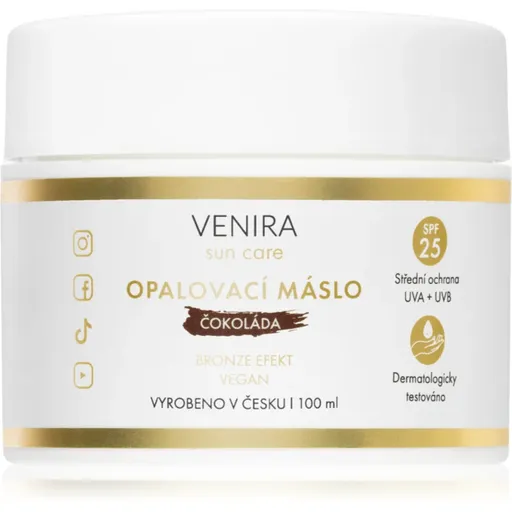 Venira Opaľovacie maslo Bronze opaľovacie maslo Chocolate 100 ml