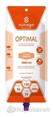 Nutrego OPTIMAL s príchuťou neutral tekutá výživa 6x1000 ml
