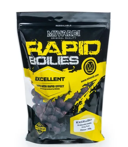 Mivardi boilies rapid excellen kráľovská slivka - 950 g 24 mm