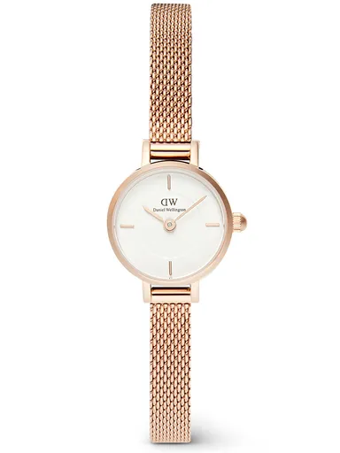 DANIEL WELLINGTON Petite Mini Rose Gold Stainless Steel 19mm HODINKY DW00100744 + BOX (zw523c)