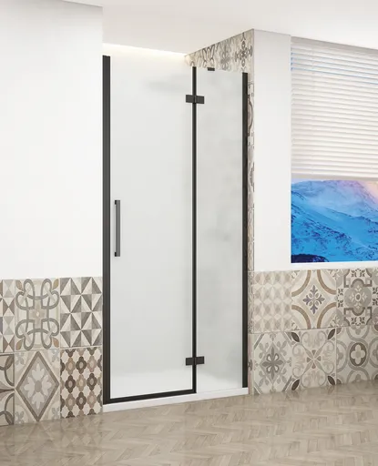 GELCO TRINITY BLACK dvere do niky pravé, 1200 matné sklo, GT1212MR-B GT1212MR-B