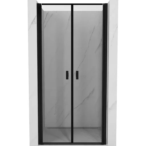 MEXEN - MIST dverná časť (d+d) 75x200 cm 6mm čierna, okraj 8A7-075-000-70-70