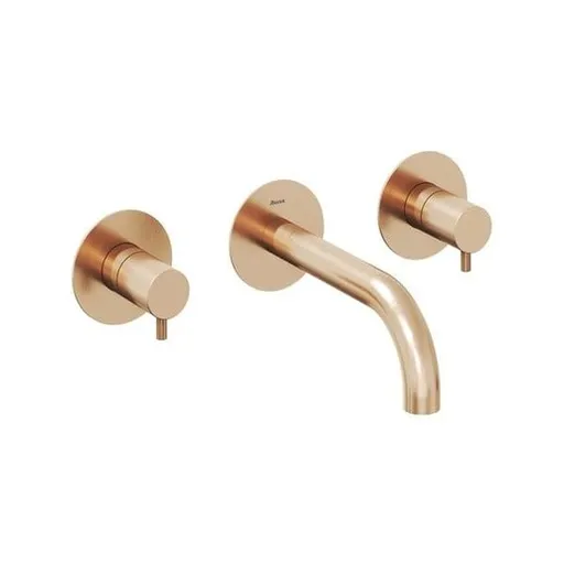 Ravak Espirit umývadlová batéria vrátane podomietkového telesa ružové zlato kartáčovaný X070350