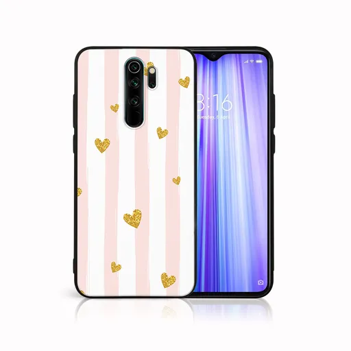 MY ART Silikónový obal Xiaomi Redmi Note 8 Pro HEARTS (006)