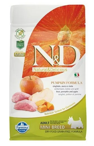 Farmina N&D dog PUMPKIN (GF) adult mini, boar & apple 2,5kg