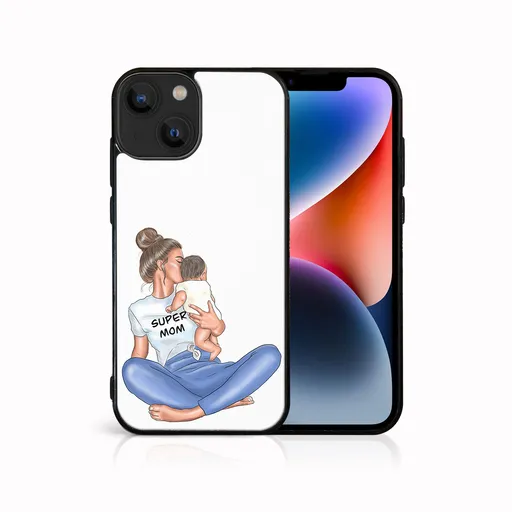 MY ART Ochranný kryt pre Apple iPhone 14 Plus SUPERMOM (112)
