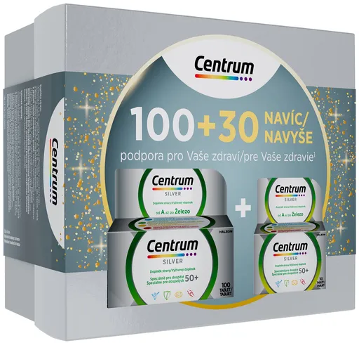 Centrum Silver darčekové balenie 100 + 30 tabliet