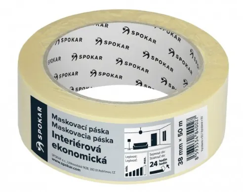SPOKAR - Ekonomická maskovacia páska (38mm x 50m)
