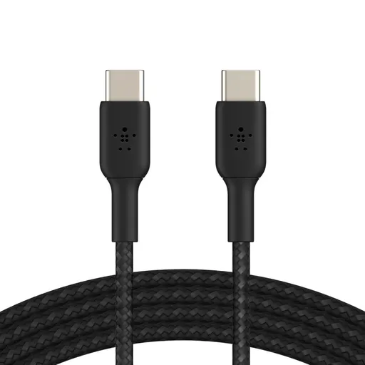 Belkin BOOST CHARGE™ USB-C/USB-C kábel, 2m, čierny - odolný