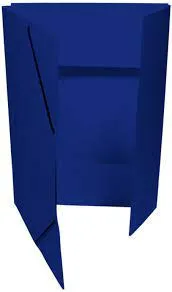 Mapa 253 A4 prešpán 3 chlopne s gumou tm.modrá