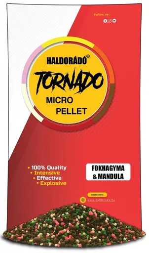 Haldorádó pelety tornado micro pellets 400 g 2 mm - cesnak mandle