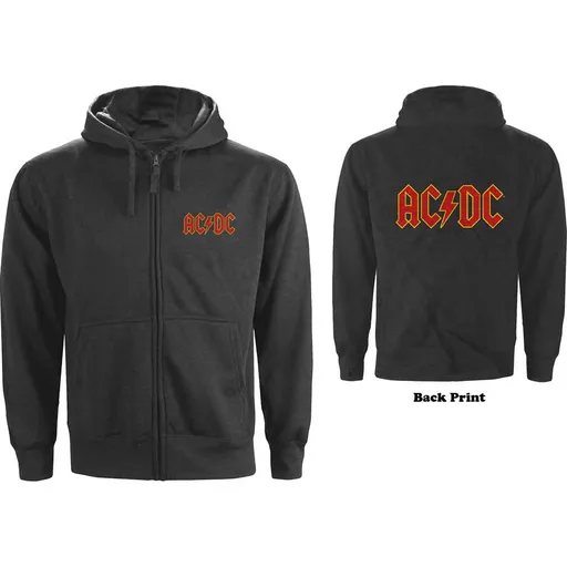 AC/DC mikina Logo Šedá S