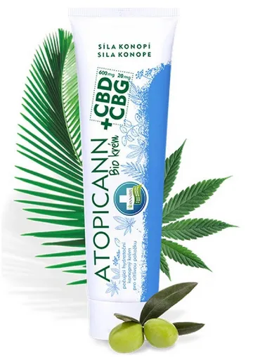 Annabis ATOPICANN Bio krém CBD + CBG konopný pre citlivú pokožku 100ml
