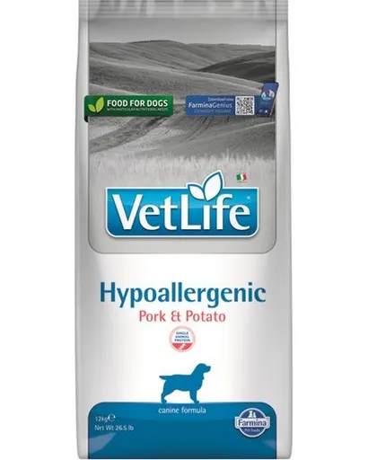 Farmina Vet Life dog hypoallergenic, pork