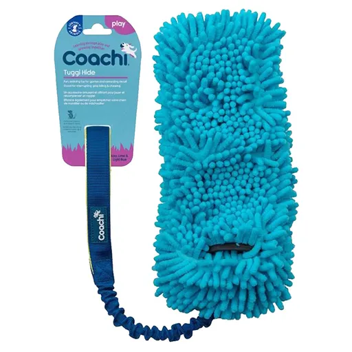 COACHI Tuggi Hide hračka pre psov mop modrozelený 1 ks