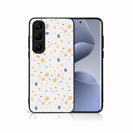 MY ART Ochranný kryt pre Infinix Hot 50 Pro+ ORANGE TERRAZZO (165)