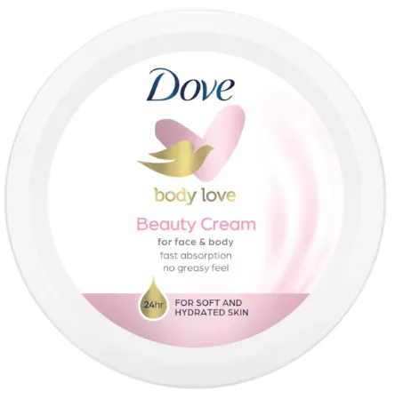 DOVE BEAUTY CREAM - Vyživujúci krém na tvár a telo 0,25 L