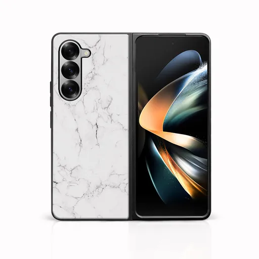 MY ART Ochranný kryt pre Samsung Galaxy Z Fold6 5G WHITE MARBLE (144)