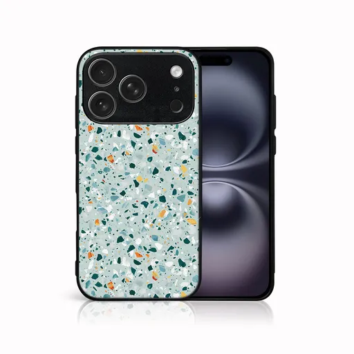 MY ART Ochranný kryt pre Apple iPhone 17 Pro BLUE TERRAZZO (164)