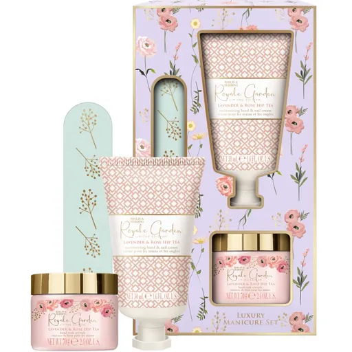 Baylis & Harding Royale Garden Lavender & Rose Hip Tea darčeková sada na ruky a nechty