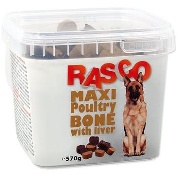 RASCO Pochúťka Rasco kosť hydinová s pečienkou 6 cm 570 g (8595091779925)