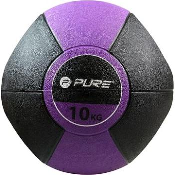 Lopta medicinálna Pure2Improve DoubleGrip 10 kg (202020)