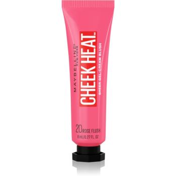 MAYBELLINE NEW YORK Face Studio Cheek Heat gélovo-krémová tvárenka odtieň 20 Rose Flash 10 ml