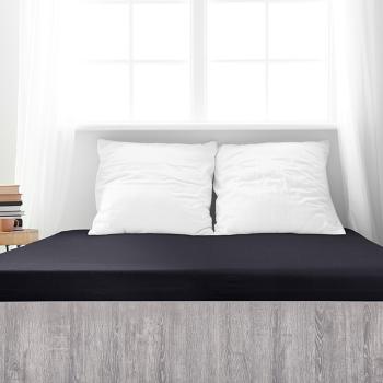 4Home jersey prestieradlo Premium čierna, 180 x 200 cm