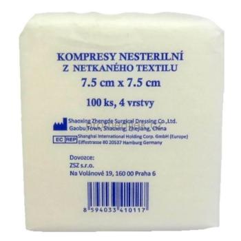 KOMPRES Netex nesterilné 4-vrstvové gázy 7,5 x 7,5 ZS 100 ks