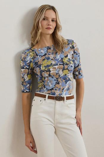 Bavlnená blúzka Lauren Ralph Lauren dámske, vzorovaná, 200963890