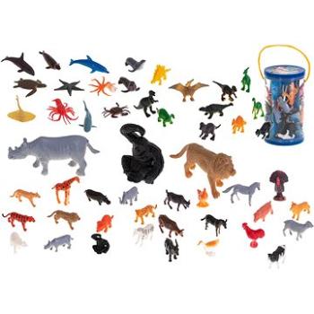 Figúrky morské zvieratá divoký dinosaurí mix 48 ks (ikonka_KX5844)