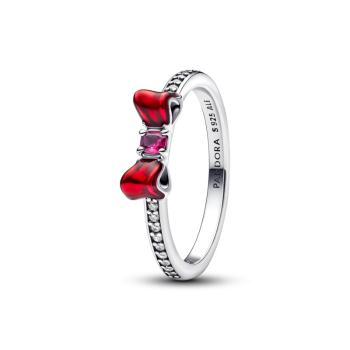 Pandora Strieborný prsteň Snehulienčina mašle Disney 193652C01 52 mm