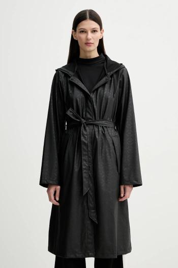 Bunda Rains A-Line Longer W Jacket W3 čierna farba, prechodná, 12040