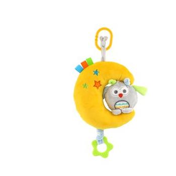 Teddies Mesiac so sovou, záves na postieľku, naťahovací hrací strojček (5904209891306)