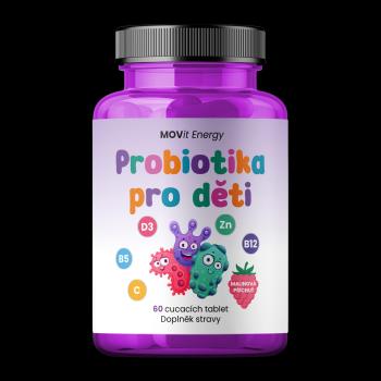 MOVIT ENERGY Probiotiká pre deti s vitamínmi 60 tabliet