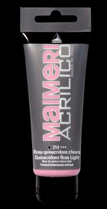 MAIMERI ACRILICO - Akrylové farby 214 - quinacridone rose lig, 0,075 L
