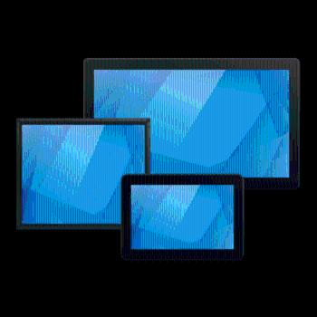 Elo Touch Solutions Open-Frame (90L/63L/64L Series), 39.6 cm (15,6''), Projected Capacitive, 10 TP, Full HD, USB, USB-C, kit (USB), black