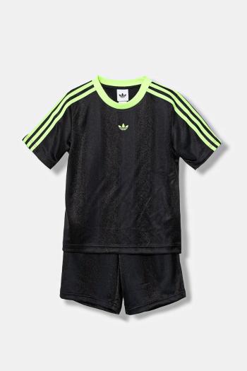 Detská súprava adidas Originals čierna farba, JX0542