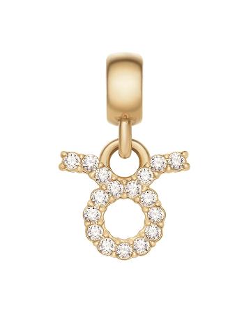 Daniel Wellington Pozlátený prívesok s kryštálmi Býk Crystal Zodiac DW00400756