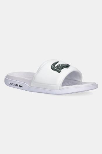 Šľapky Lacoste SERVE SLIDE DUAL biela farba, 49CFA0041
