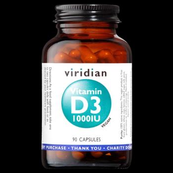 VIRIDIAN Vitamin D3 1000iu 90 kapsúl