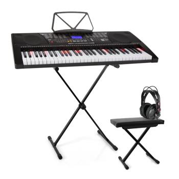 SCHUBERT Etude 225, USB keyboard so slúchadlami, stojan na keyboard a lavička