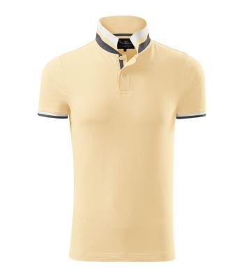 MALFINI Pánska polokošeľa Collar Up - Bourbon vanilla | XXXL