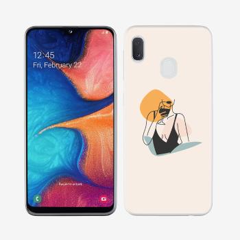 MY ART Ochranný kryt Samsung Galaxy A20e WOMAN (197)