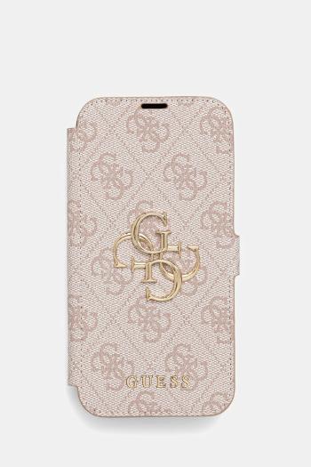 Puzdro na mobil Guess iPhone 15 Pro 6.1" ružová farba, GUBKP15L4GMGPI