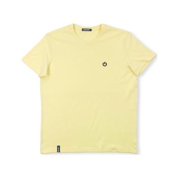 Organic Monkey  Power Off T-Shirt - Yellow Mango  Tričká a polokošele Žltá