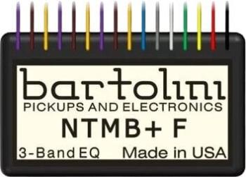 Bartolini NTMB+F 3-Band EQ Preamp Module Basgitarový predzosilňovač