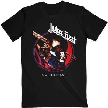 Judas Priest Tričko Stained Class Album Circle Unisex Black 2XL