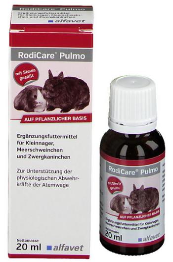 Rodicare Pulmo perorálny roztok na podporu dýchacieho traktu hlodavcov 20ml